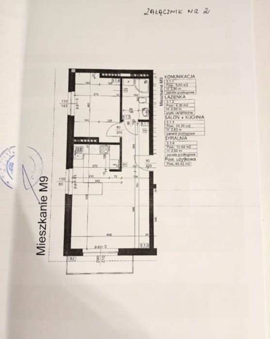 Mieszkanie 45 m² Działkowa - Więcej