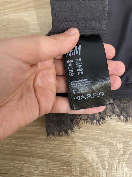 Biustonosz szary h&m 85b