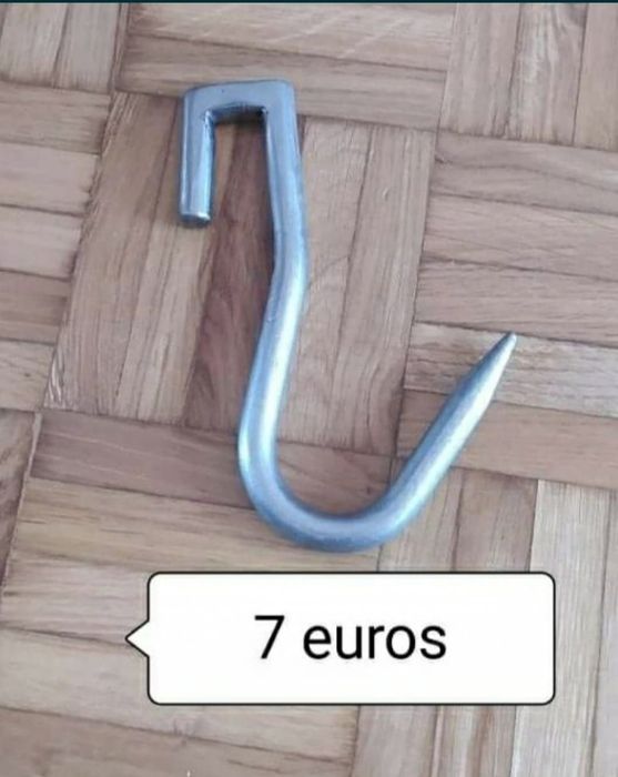 Ganchos de talho em inox