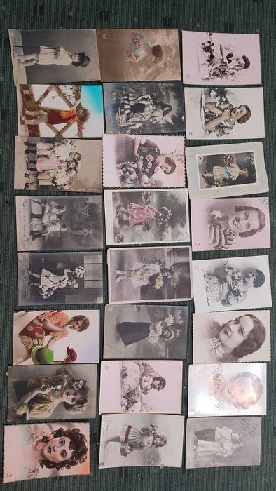 Lote 96 Postais Portugueses Circulados e selados - Inicio Séc. XX