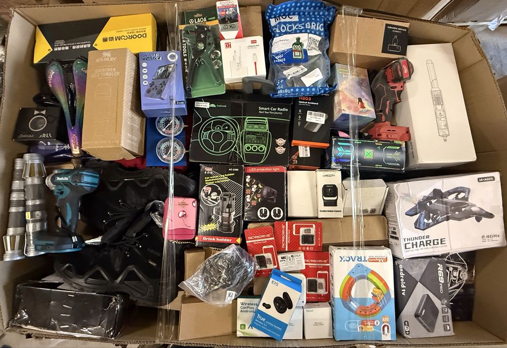 Palety MIX elektronika dom personal testylia ubrania