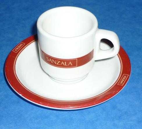 chávenas café com pires Lavazza Sanzala  e Nicola