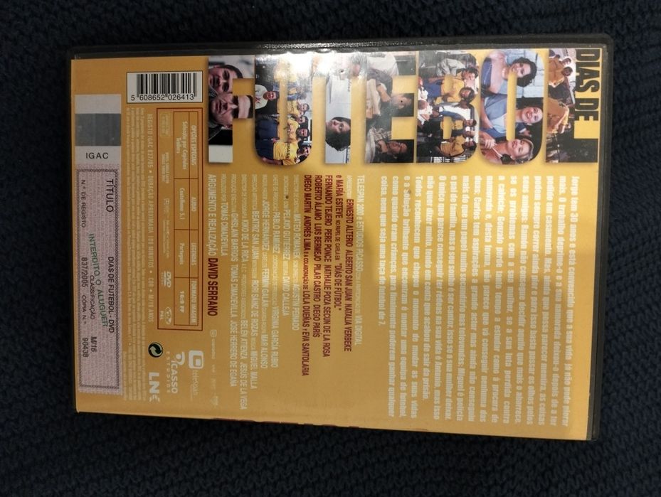 Filme Dias de Futebol com Ernesto Alterio