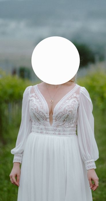 Suknia ślubna boho Cipriana by Ola La rozm S/M