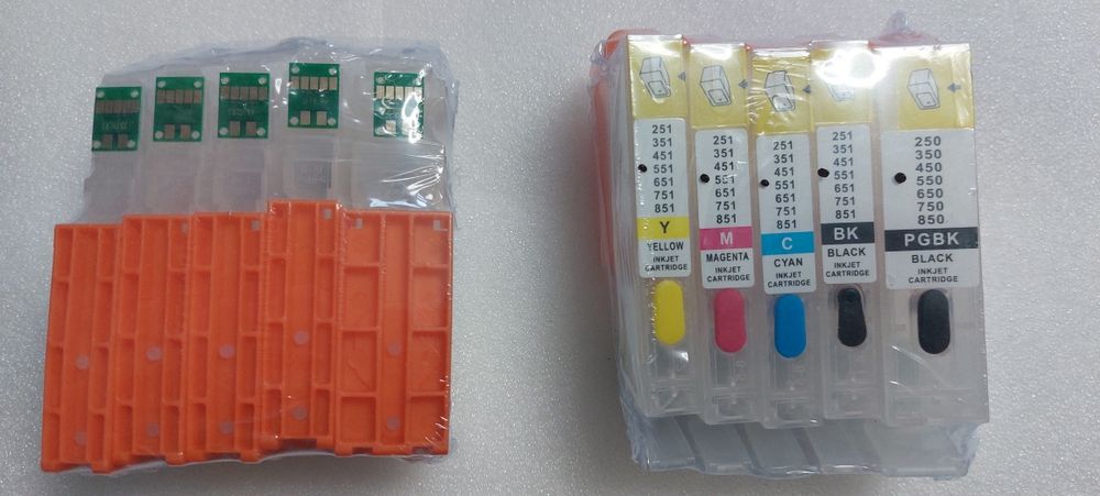 Картриджи Canon pgi-550 cli-551 MG 5450 5550 5650 Ip7250 MX925 MX725