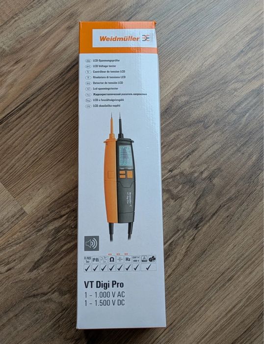 Nowy próbnik napięcia Weidmüller VT Digi Pro – Pełen zestaw