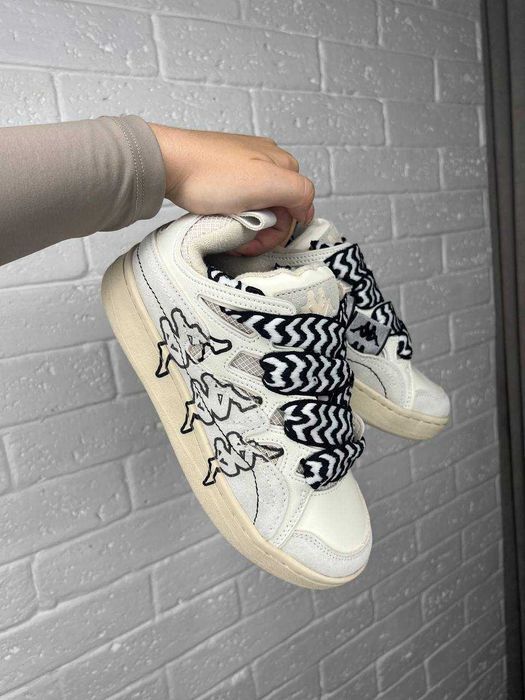 Унисекс замшевые кроссовки Kappa Fatty дутые кросівки каппа фатти дуті