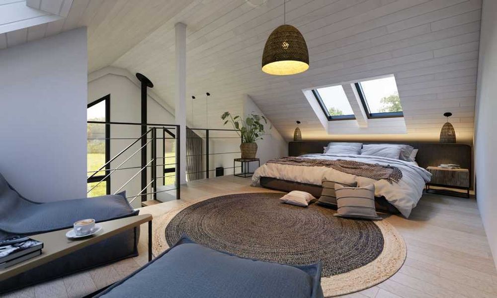 Dom  systemowy  z antresolą 65 m2,  energooszczędny ! Cena z 2025r.