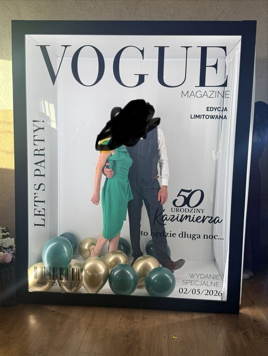 Fotobox Photobox  Fotobudka VOGUE PARTY wynajem