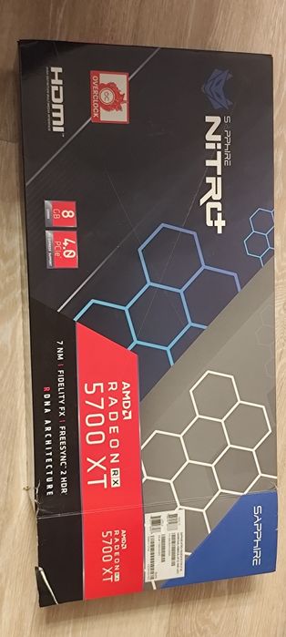 Видеокарта Sapphire Nitro+ AMD RADEON RX 5700 XT 8 GB GDDR6