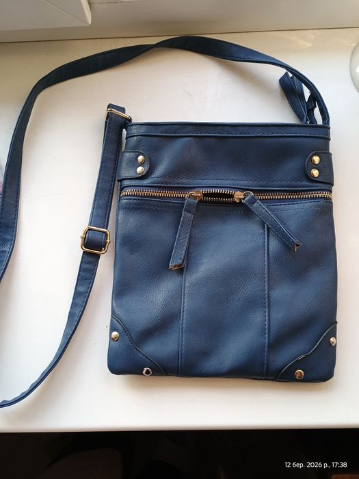 Жіноча сумка,синя .