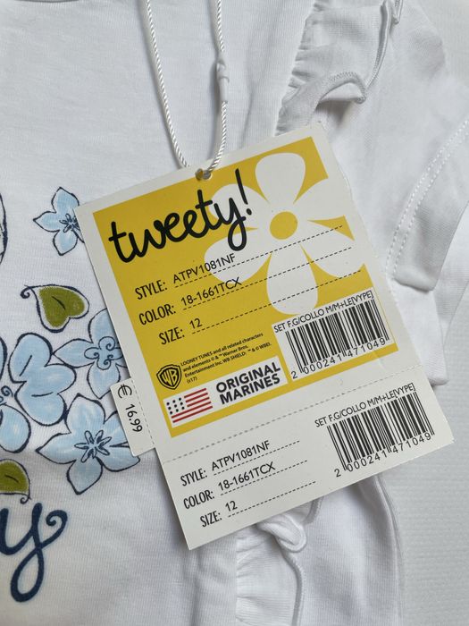 80 Original Marines 12 mies. Tweety komplet koszulka + legginsy zestaw