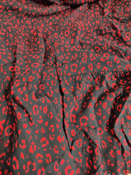 Vestido curto com padrão