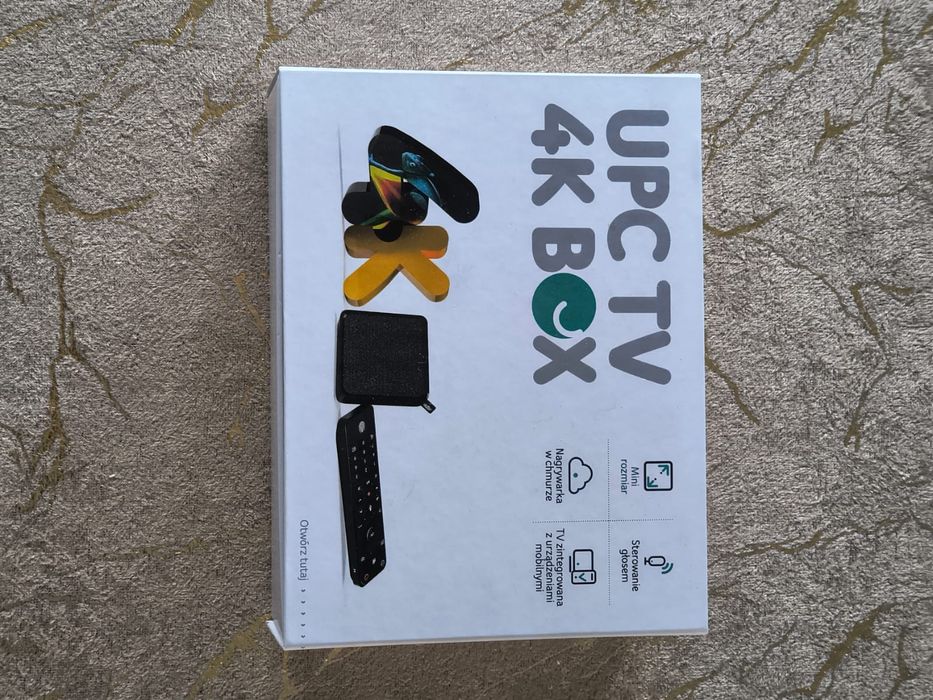 Witam sprzedam decoder UPC  TV 4K BOX