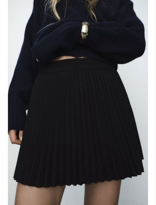 Спідниця zara спідничка пліссе zara чорна S