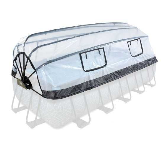 Składany dach kopuła do basenu Exit 540 x 250 cm