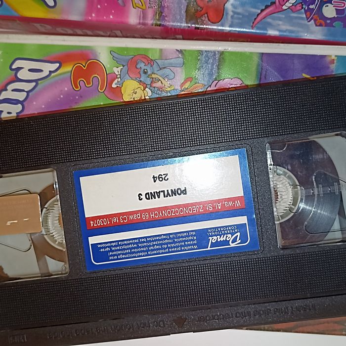 Ponyland zestaw nr. 2 kaset VHS