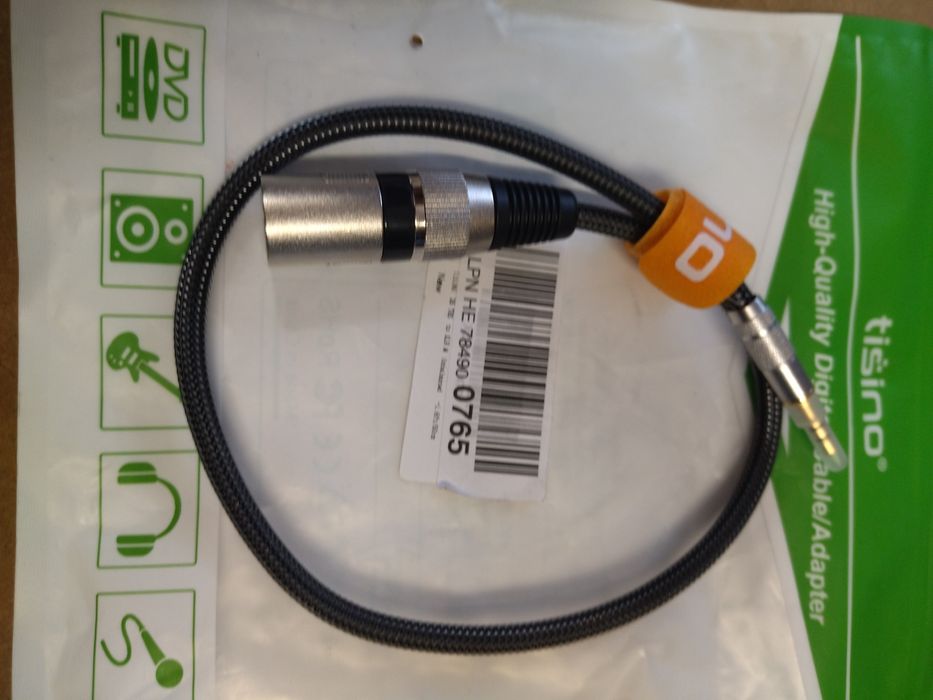 Kabel adapter TRS do XLR 50 cm (X8)