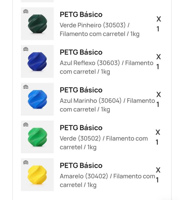 Filamento Petg Bambu lab