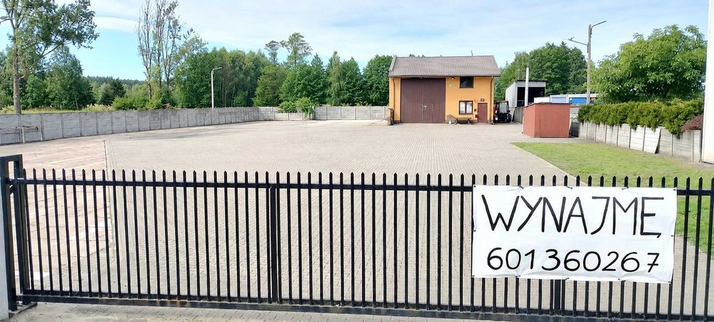 wynajmę plac utwardzony 2600m Zielkowice Łowicz