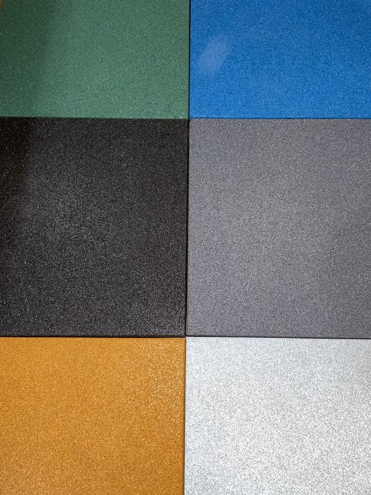 Резиновая плитка амортизирующая толщина 25 мм