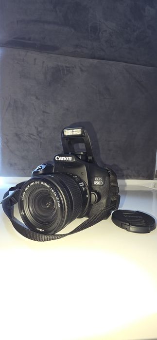 Canon eos 850 d+lente 18-55mm