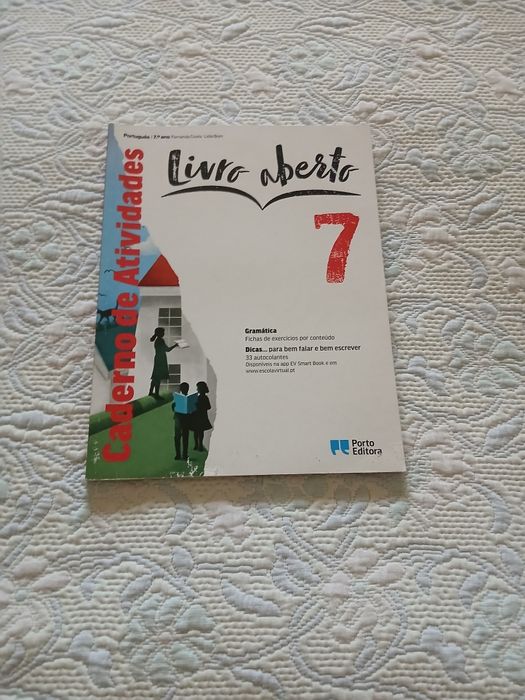Caderno de Atividades Livro Aberto 7 - Português 7.º Ano - Porto Editora