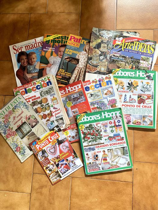 Revistas antigas Moda,  Rakam, noivas sposabella...