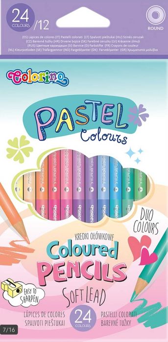 HICIOR !!! Wyprawka Szkolna zestaw COLORINO PASTEL