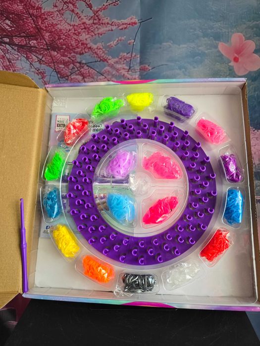 Zestaw do tworzenia bransoletek z gumek - 1800 gumeczek