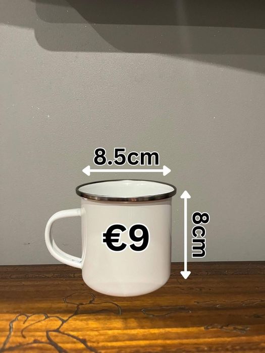 Caneca esmalte personalizada