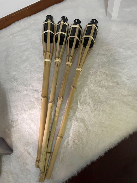 4 Tochas cor Natural 60 cm 10€