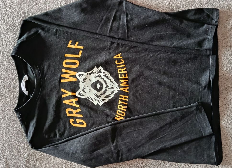 T-shirt manga comprida preta 10anos da Mango