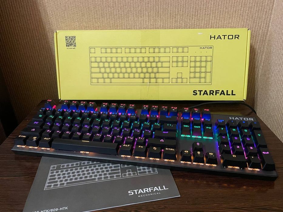 Механическая клавиатура Hator Starfall Outemu Blue /кликающие свитчи/