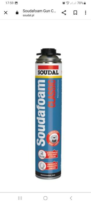 4x Soudal Classic pianka montażowa okazja!!!