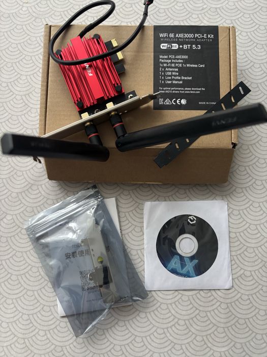 WiFi адаптер FENVI; Модель: PCE-AXE3000