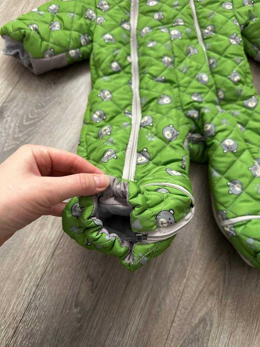 Комбінезон-трансформер з ведмедиками на дитину віком  до 12 місяців