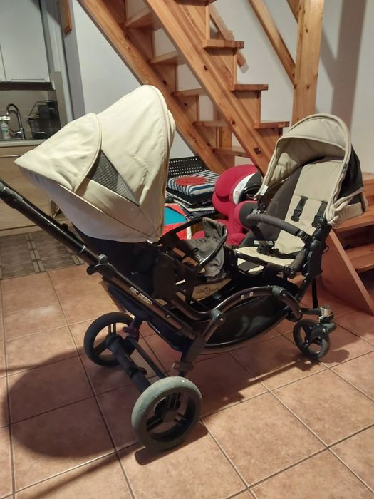 Wózek podwójny ABC Design Zoom gondola, dwie spacerowki