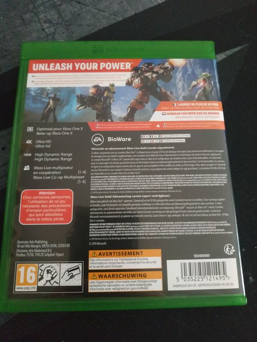 Anthem Xbox one .