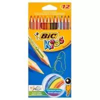 Kredki Tropicolors Pudełko 12 sztuk. BIC. Nowy Produkt