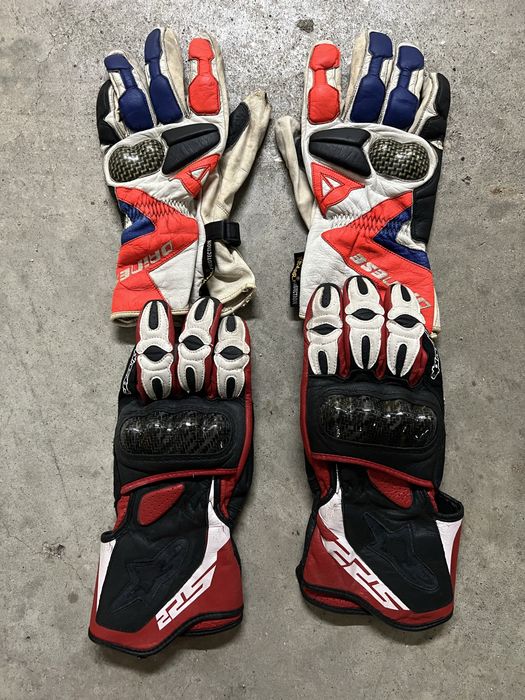 Luvas Dainese e Alpinestars