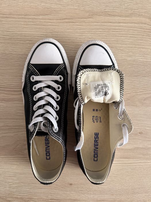 Converse Chuck Taylor All Star Ox M9166C czarne EU 37 / US Women’s 6.5 / 23.5 cm oryginalne