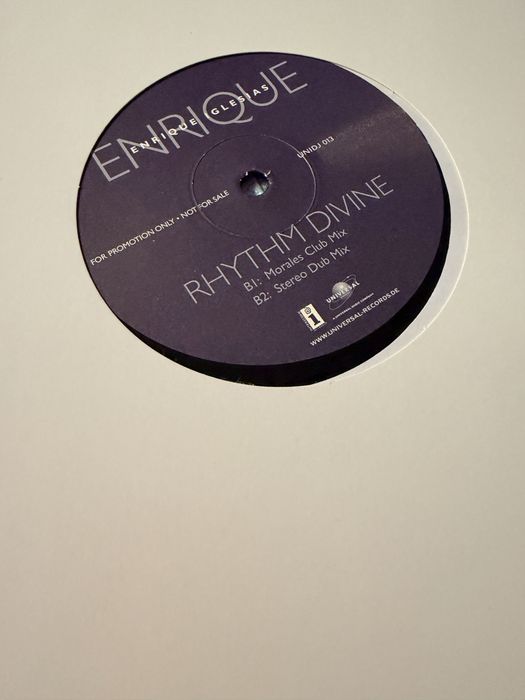 Enrique Iglesias - Rhythm Divine - Vinyl 12