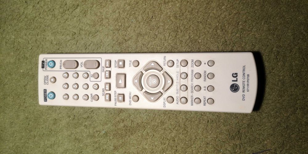 Pilot Lg 6711R1P070B DVD Remote Control sprawny