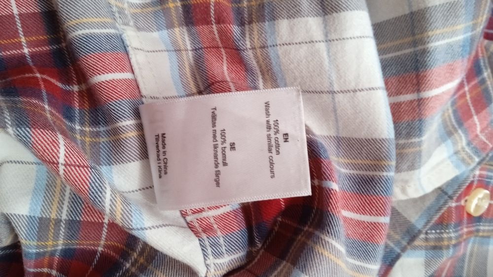 Koszula w kratkę, rozm M