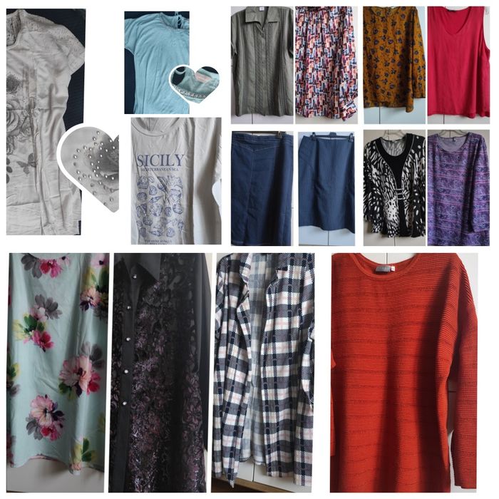 Paka:Sweter+PACZKA Bluzek+ZESTAW Bluzek/48-50