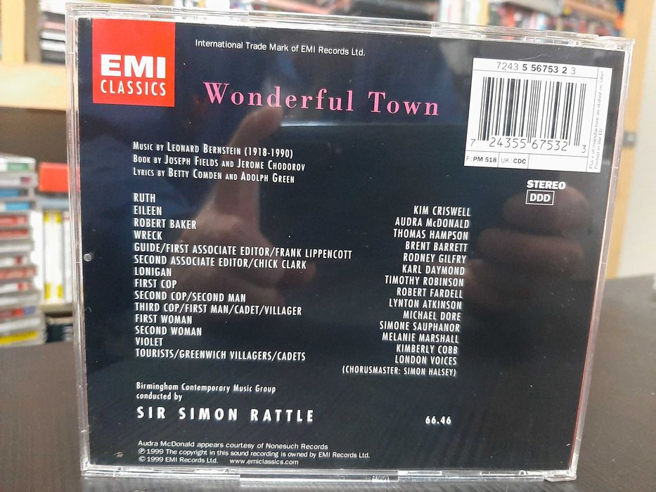 Bernstein – Wonderful Town – Criswell, Thomas Hampson – Simon Rattle