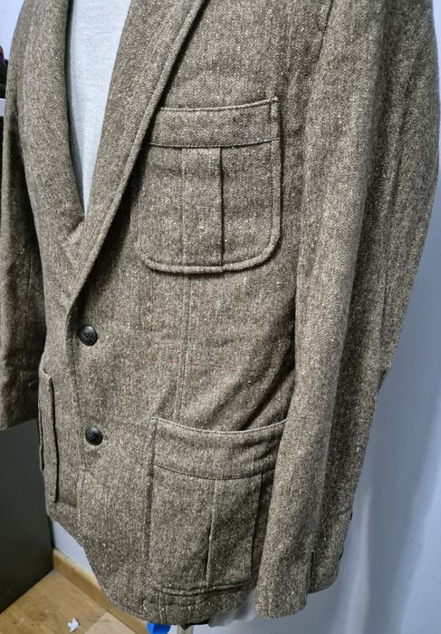 HUGO BOSS roz. 50 L blazer Premium wełna + jedwab + kaszmir