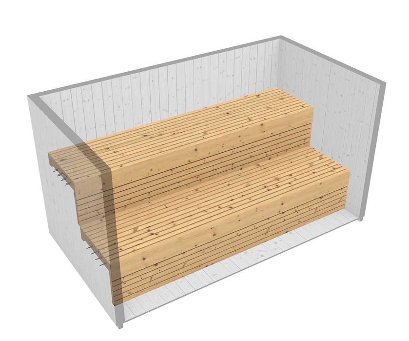 Sauna zewnętrzna ogrodowa Harma 250x300