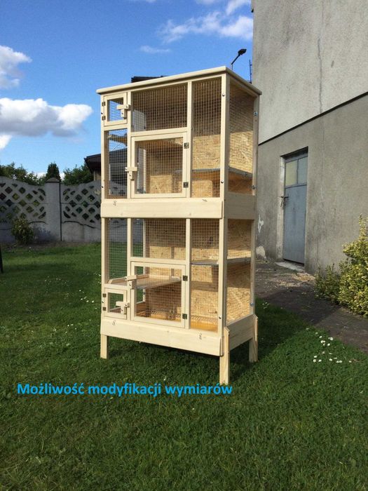 Klatka drewniana dla gryzoni koszatniczki szynszyli